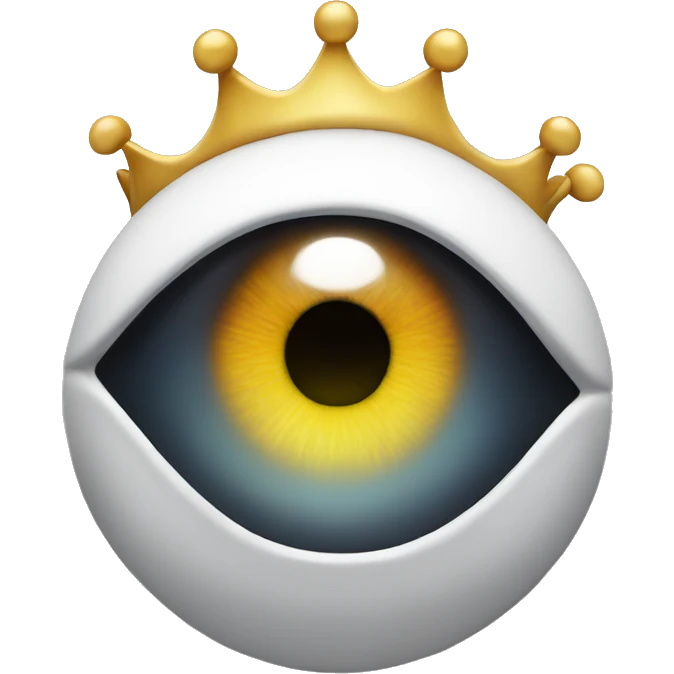 Star eye emoji with a crown  emoji