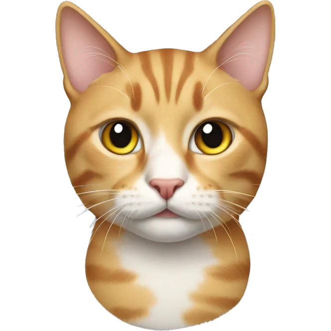 Realistic cat emoji