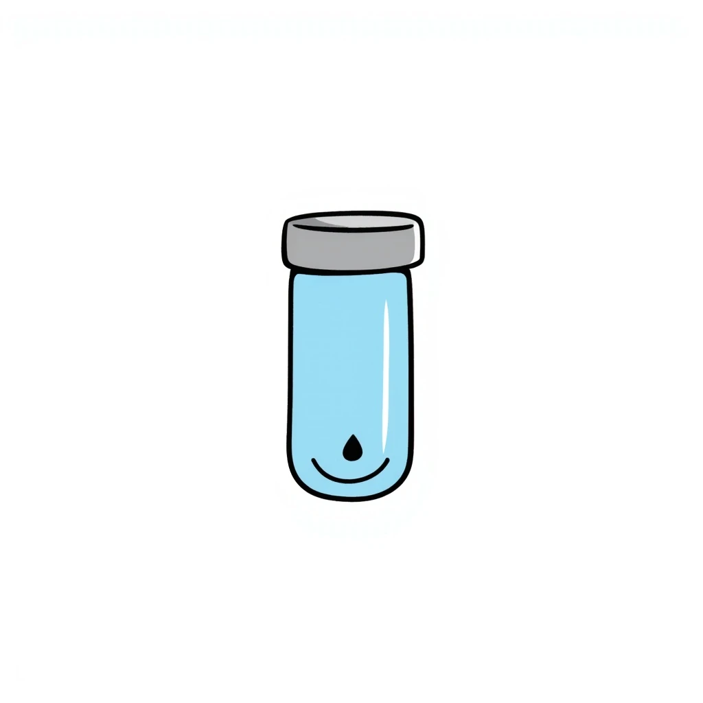 blue plastic tube emoji