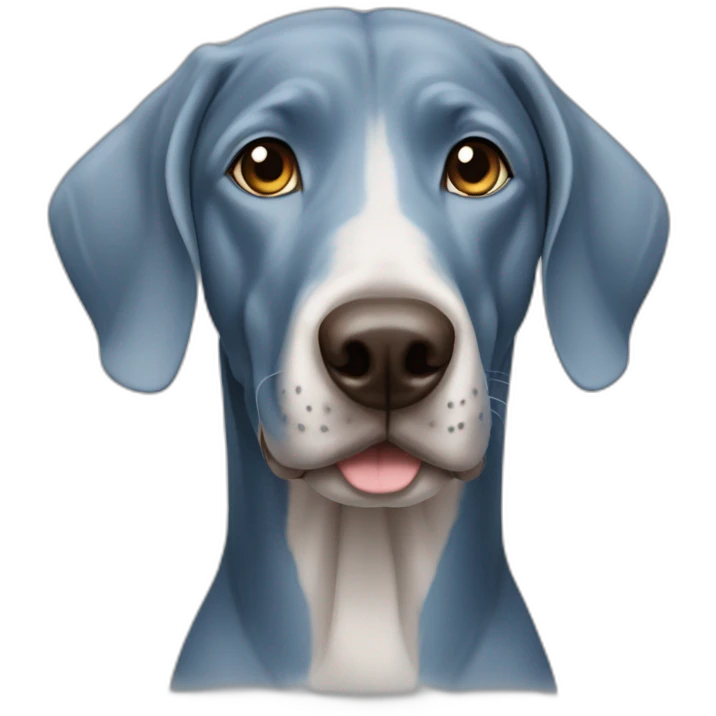 blue eyed weimarauner emoji