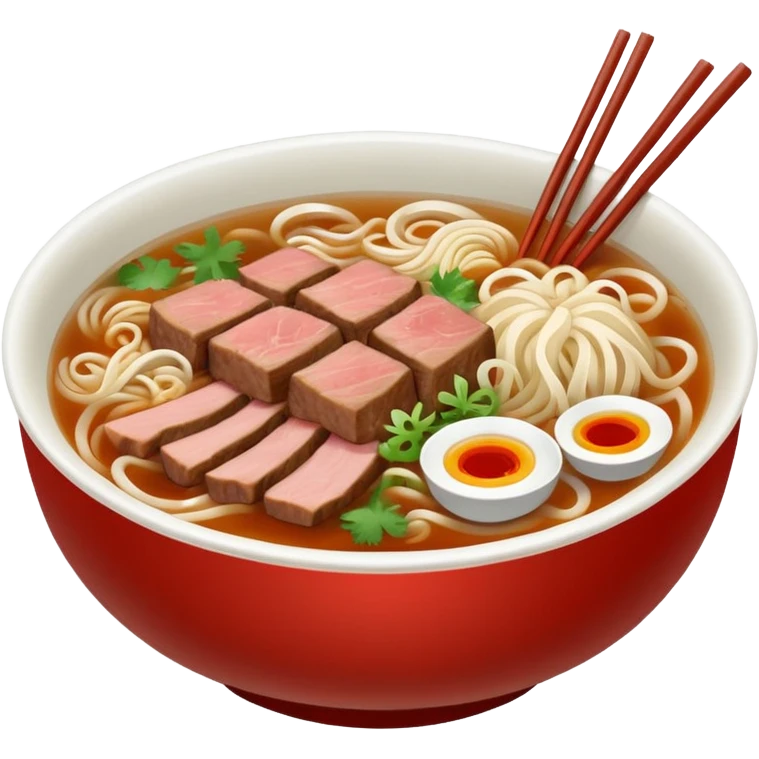 Bowl of pho emoji