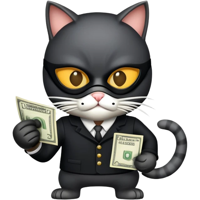 Cat robbery  emoji