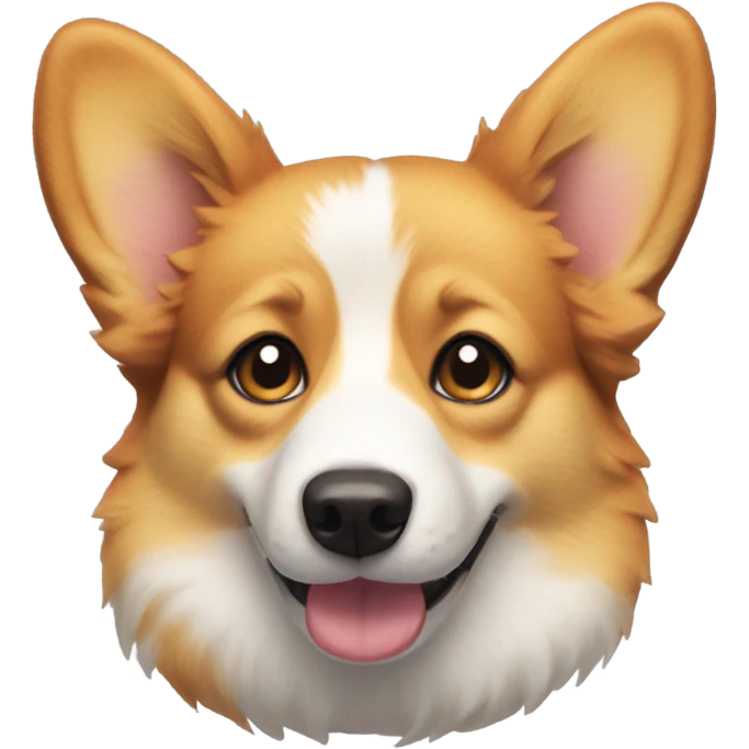 Fluffy corgi emoji