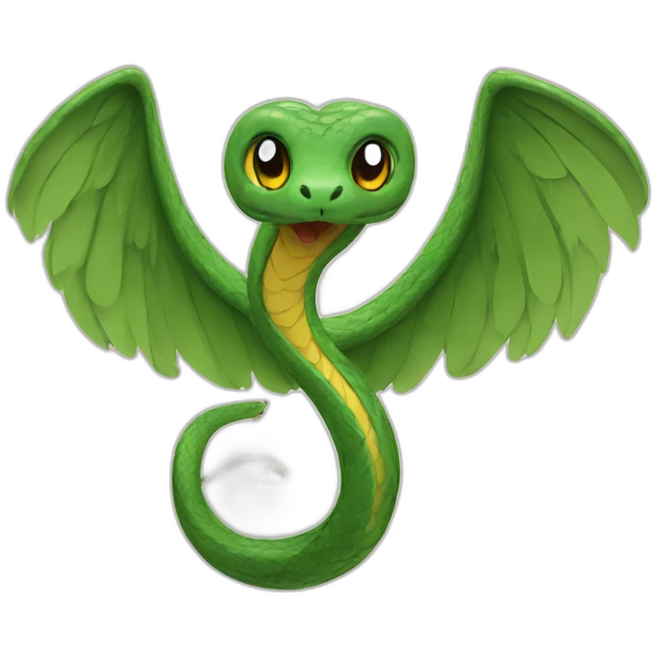 snake with wings emoji