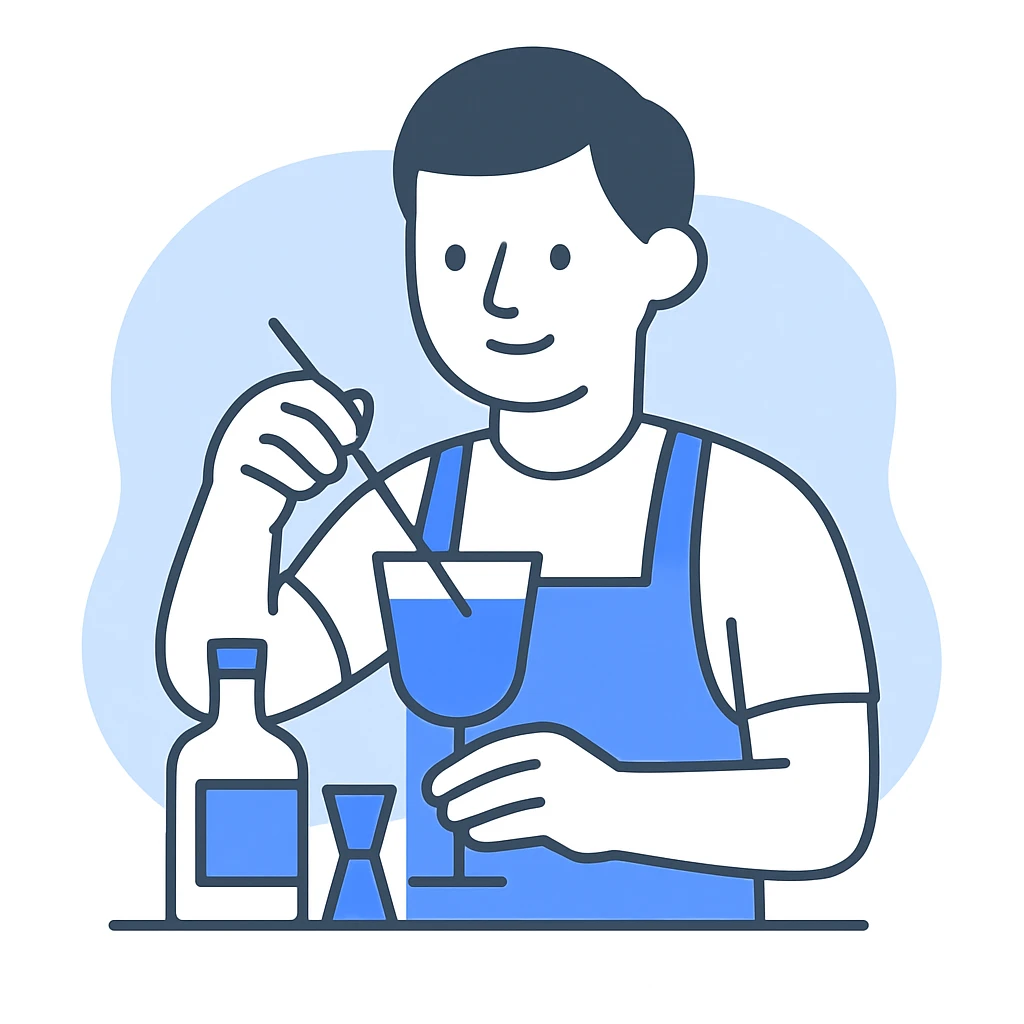bartender mixing drinks emoji