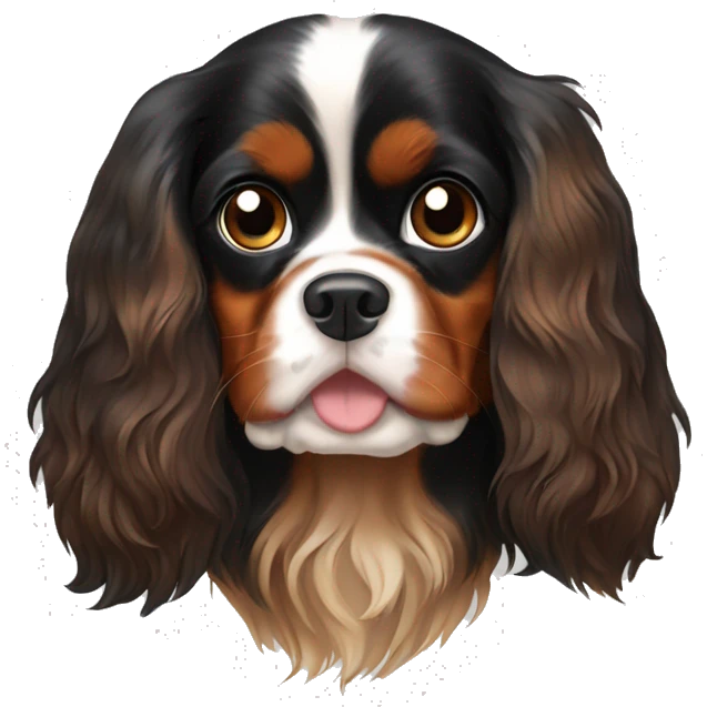 cavalier king charles spaniel  emoji