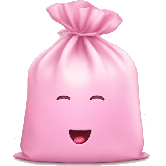 Light pink sweet bag emoji