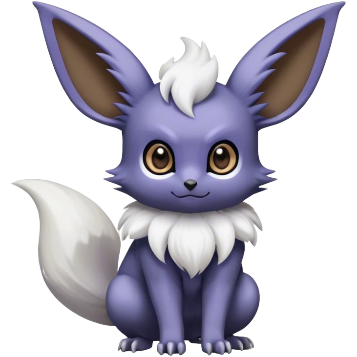 Cool Cute Kawaii Noibat-Eevee-Absol-Eevee-Pokemon Full Body  emoji