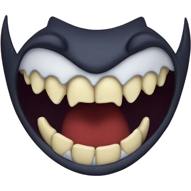 Vampire fangs emoji