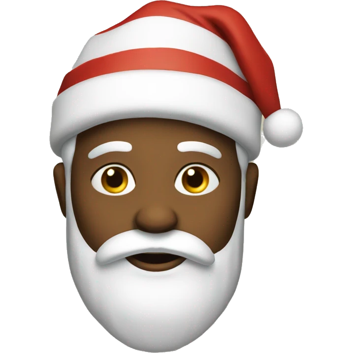 Santa pray emoji