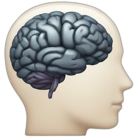 dark brain emoji
