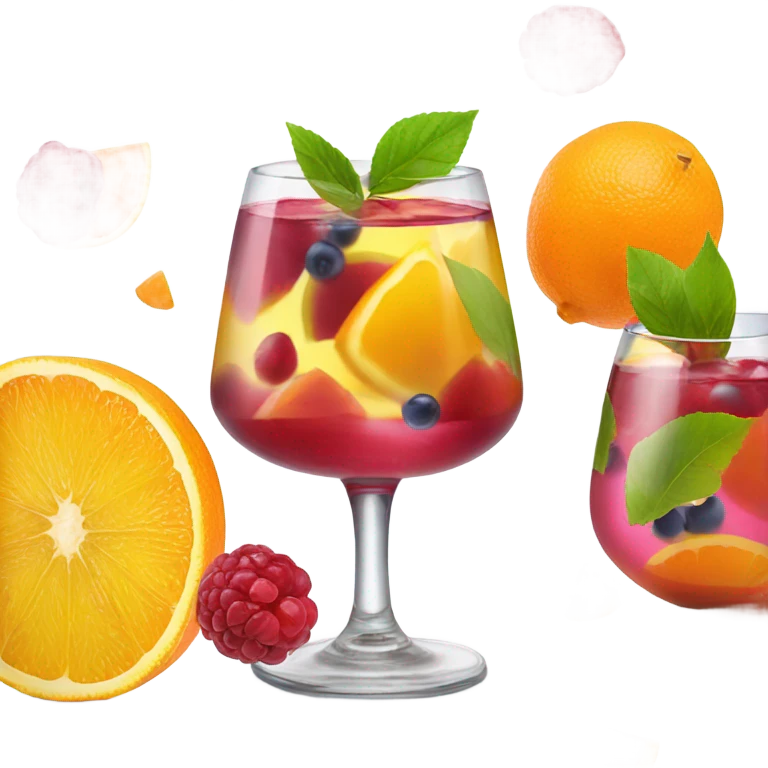Glass of sangria emoji