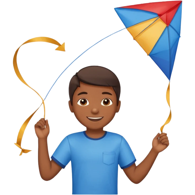 child with kite,Kite Flyers, big kite. emoji
