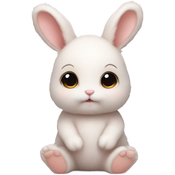 baby bunny with patrick ta babydoll blush emoji