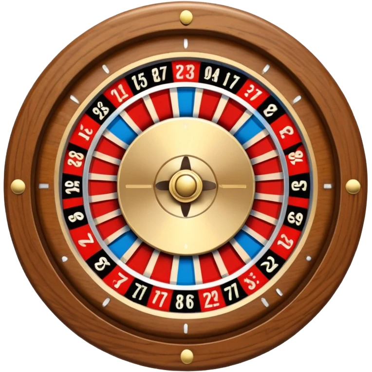 roulette wheel from one to seven emoji