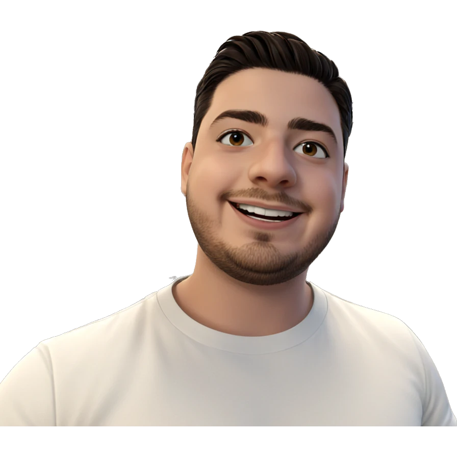 smiling boy in white shirt emoji