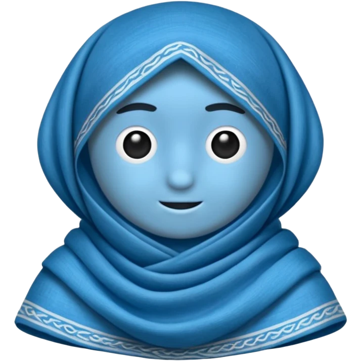 DOĞU TÜRKİSTAN BAYRAĞI (İNSANSIZ) AY VE YILDIZ MAVİ BAYRAK emoji
