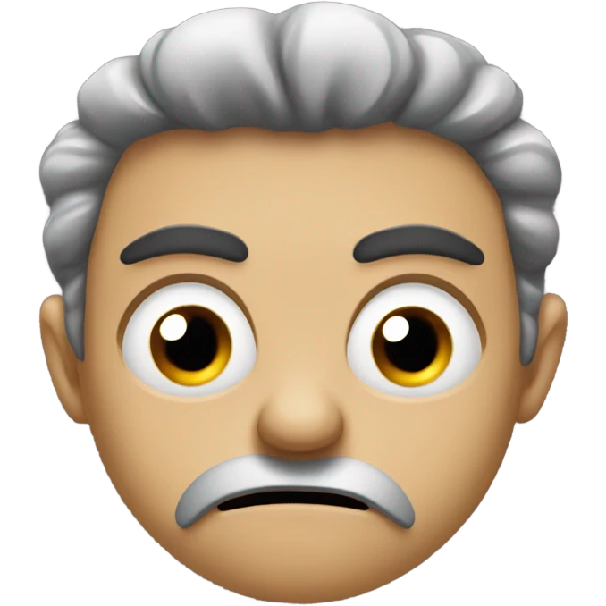 Ugly angry  emoji