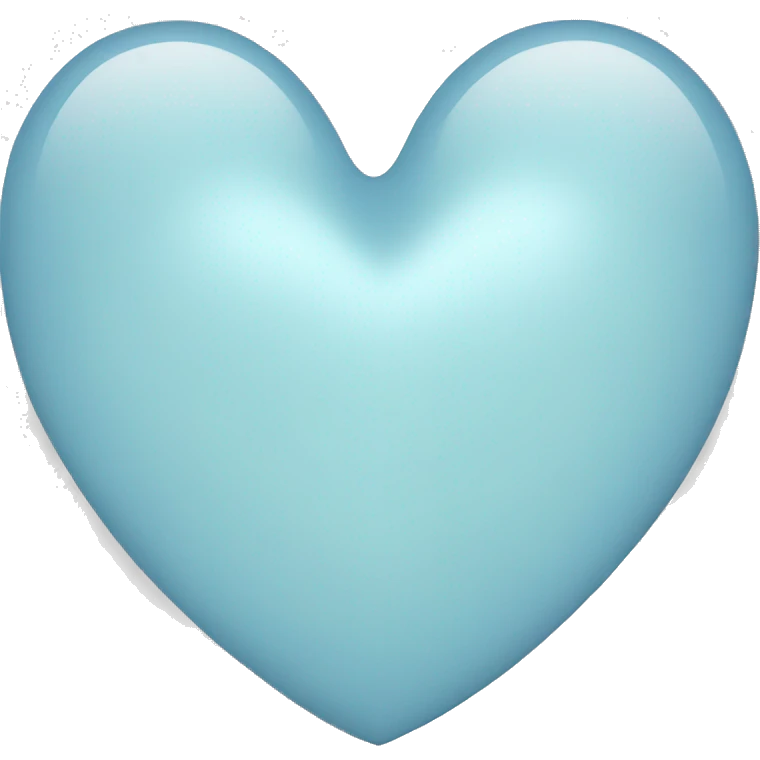 pale blue heart emoji