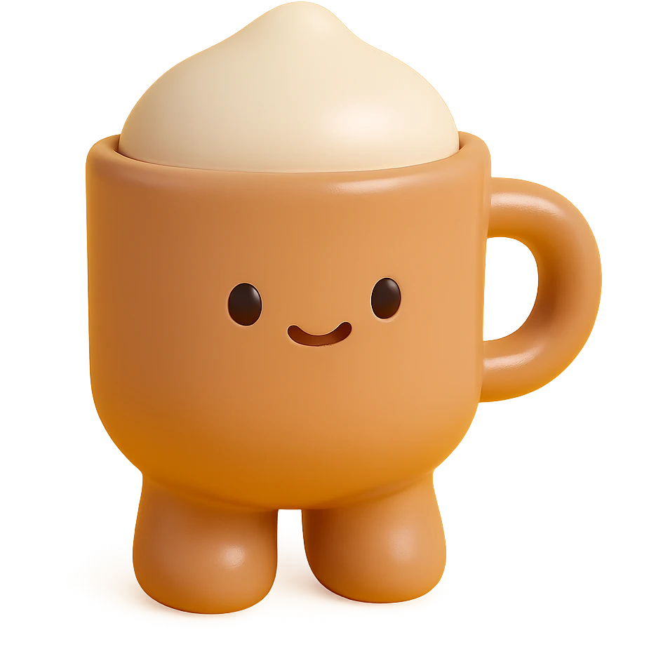 classic mocha, inviting and cozy emoji