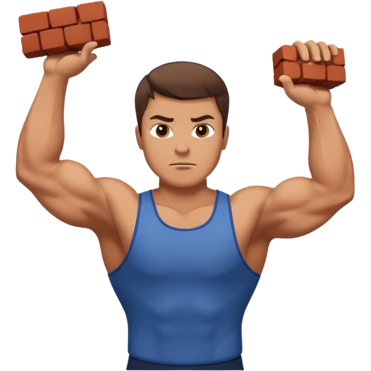 guy throwing brick  emoji