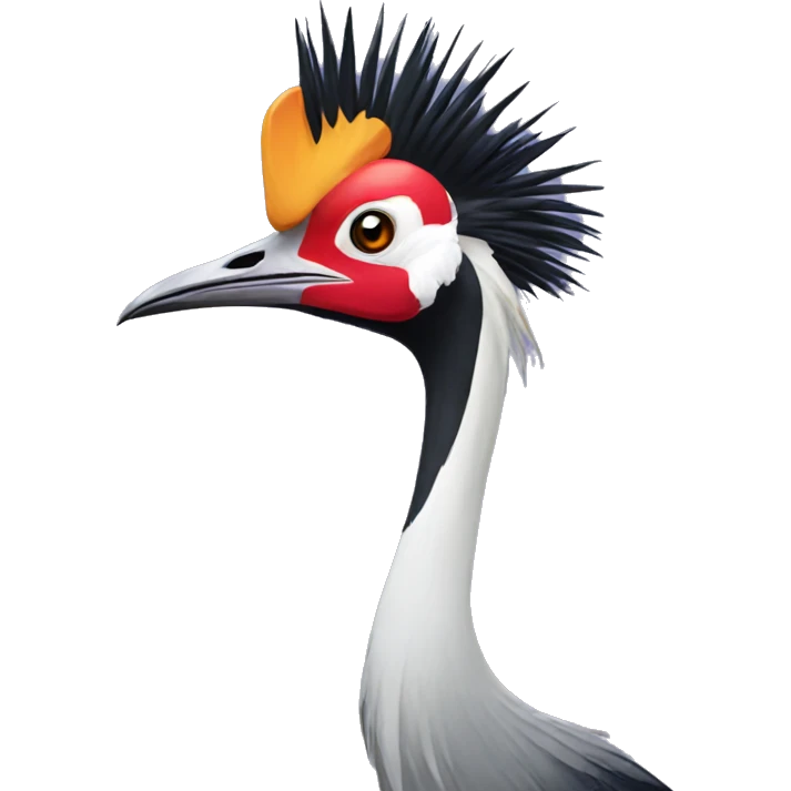 Crowned  crane emoji