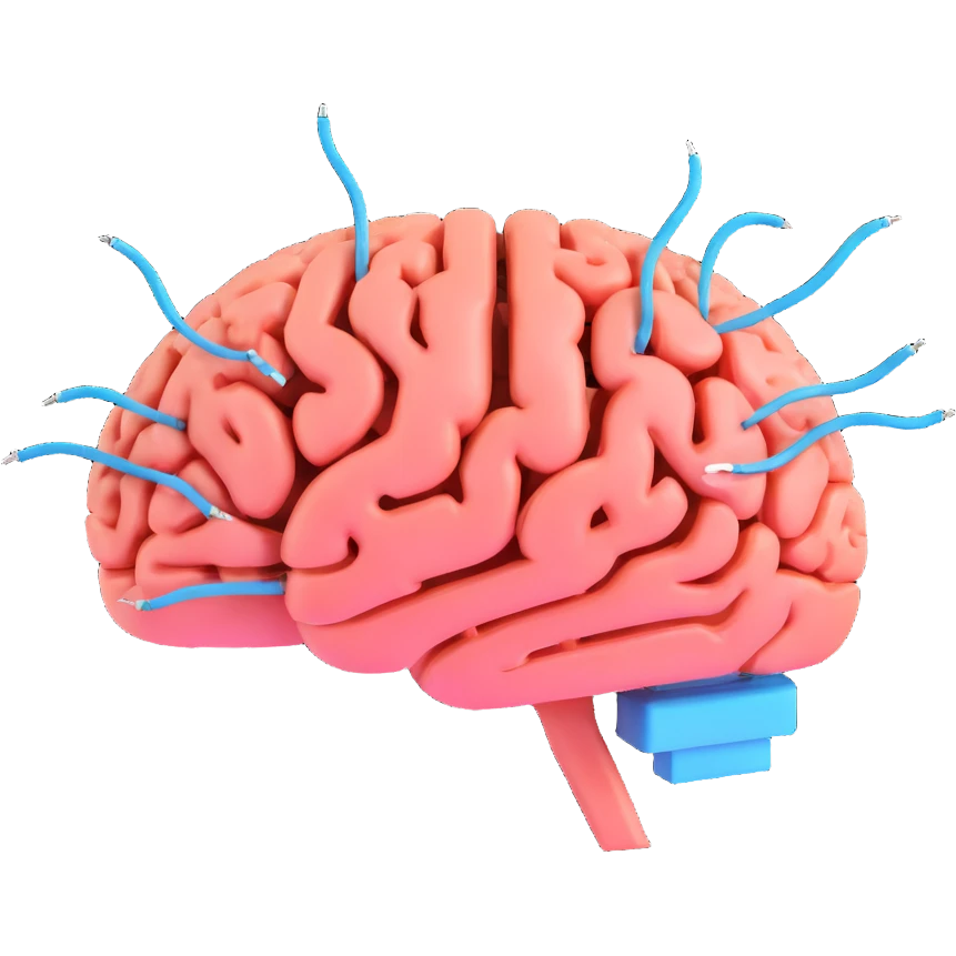 brain electric emoji