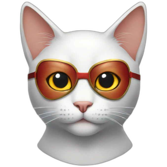 A super hero cat  emoji