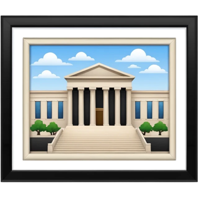 Art museum  emoji
