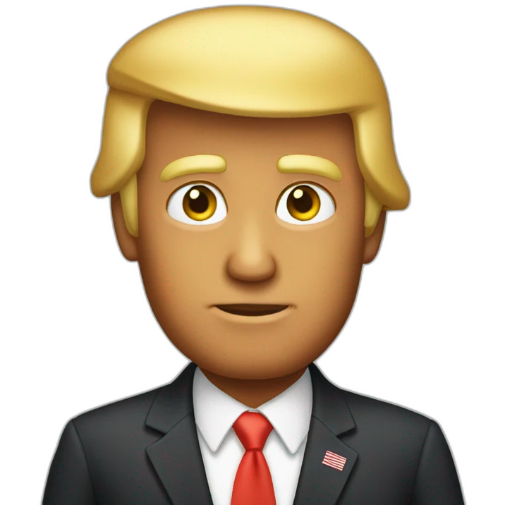 Donald trump tanned emoji
