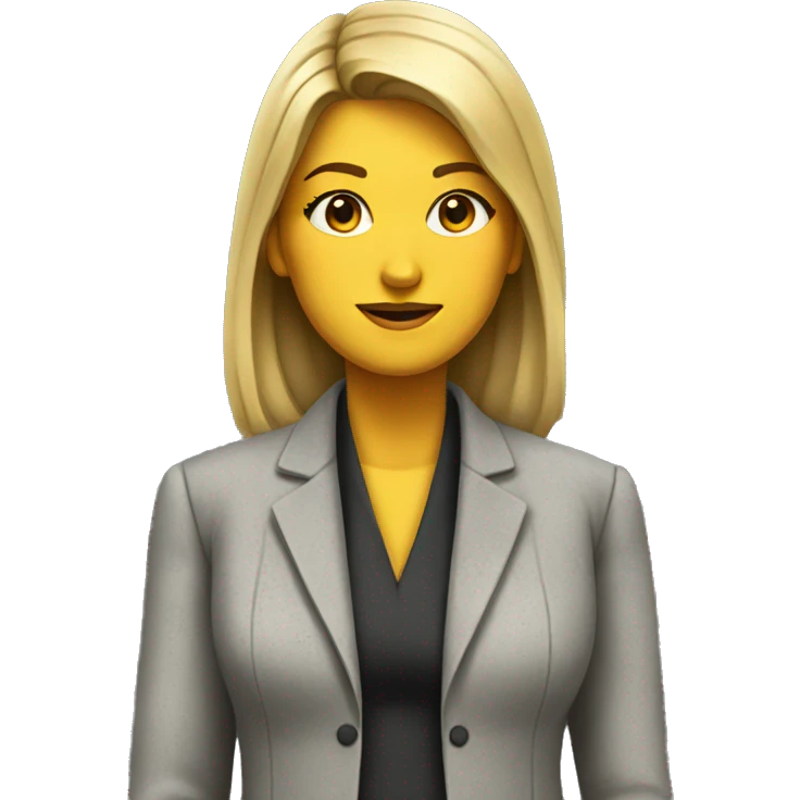 Woman with ft in cement blockssuit emoji
