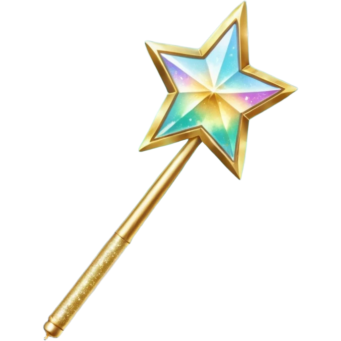 glitter magic wand emoji