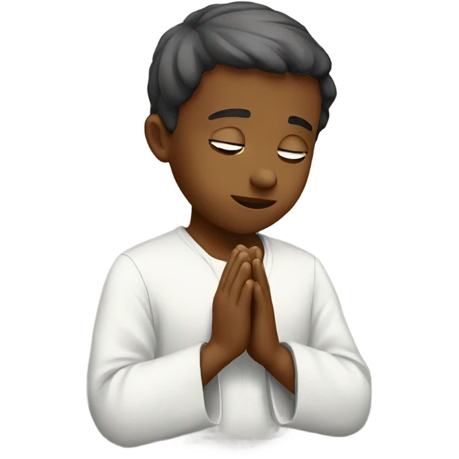 Praying emoji