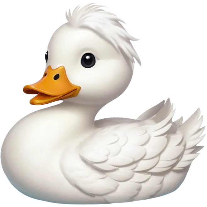 Beyaz ördek emoji