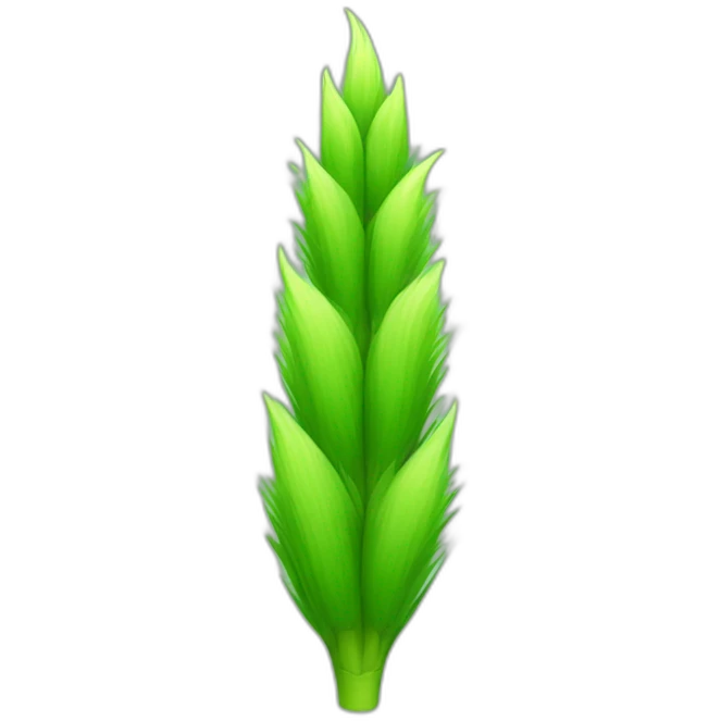 Foxtail green emoji