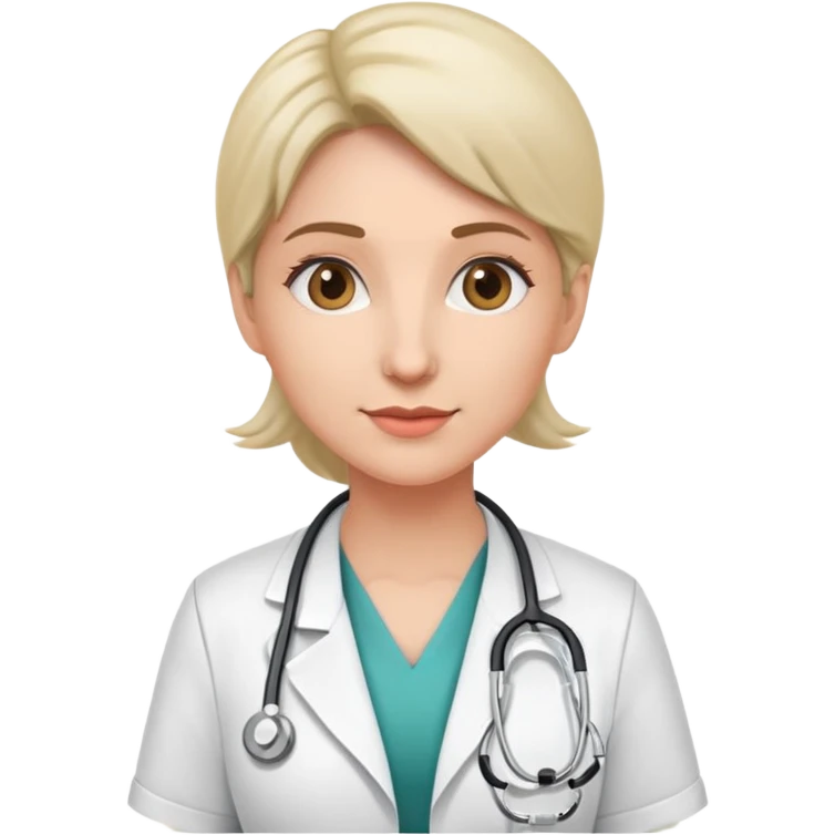 female white physician emoji
