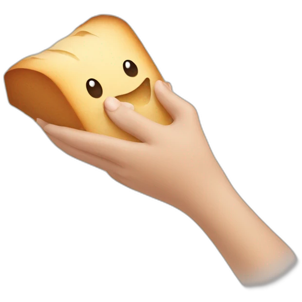 Bread-washing-hands-with-soap emoji