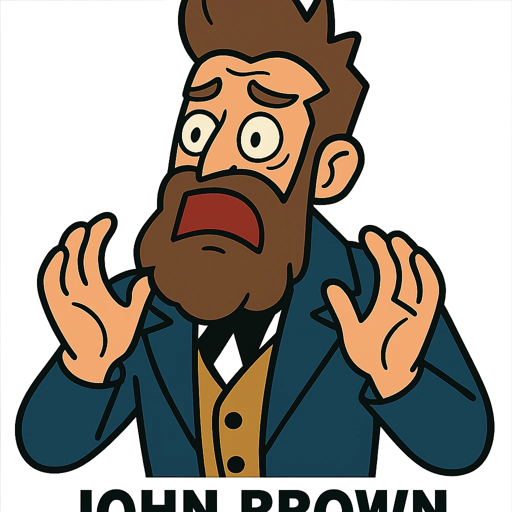 scared John Brown emoji