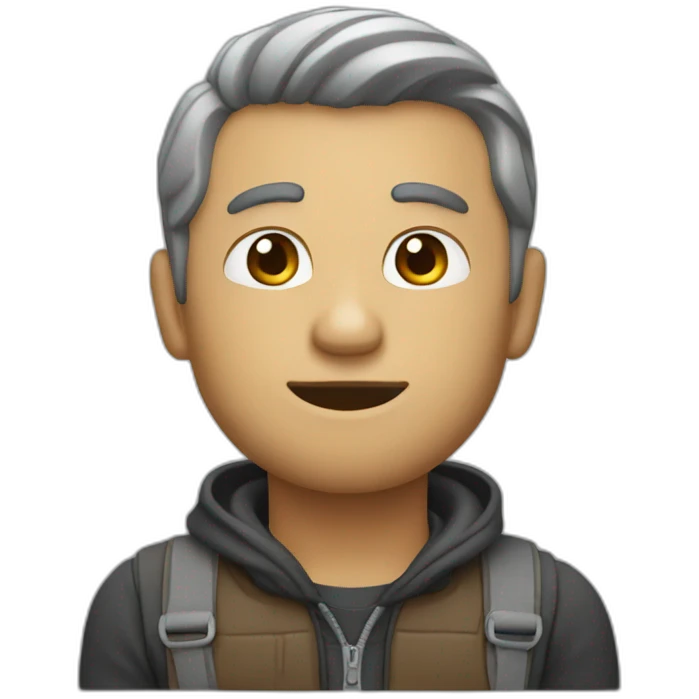 Homme qui boude emoji