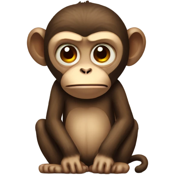 sad monkey emoji