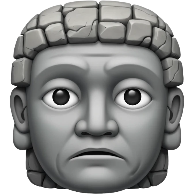 Make this emoji in professional vesion 🗿 emoji