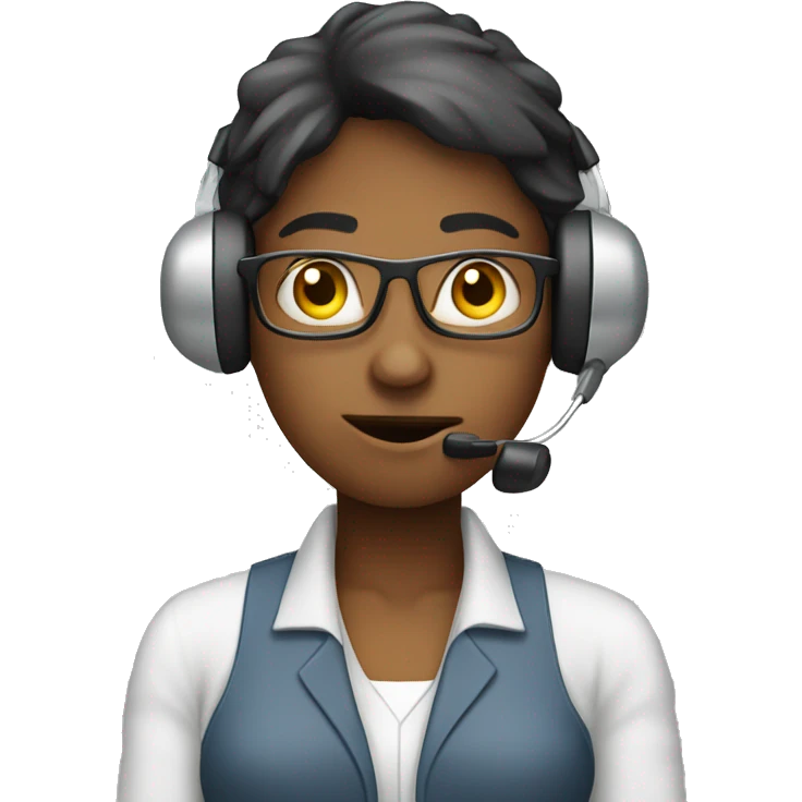 a call center operator who is tired of working emoji