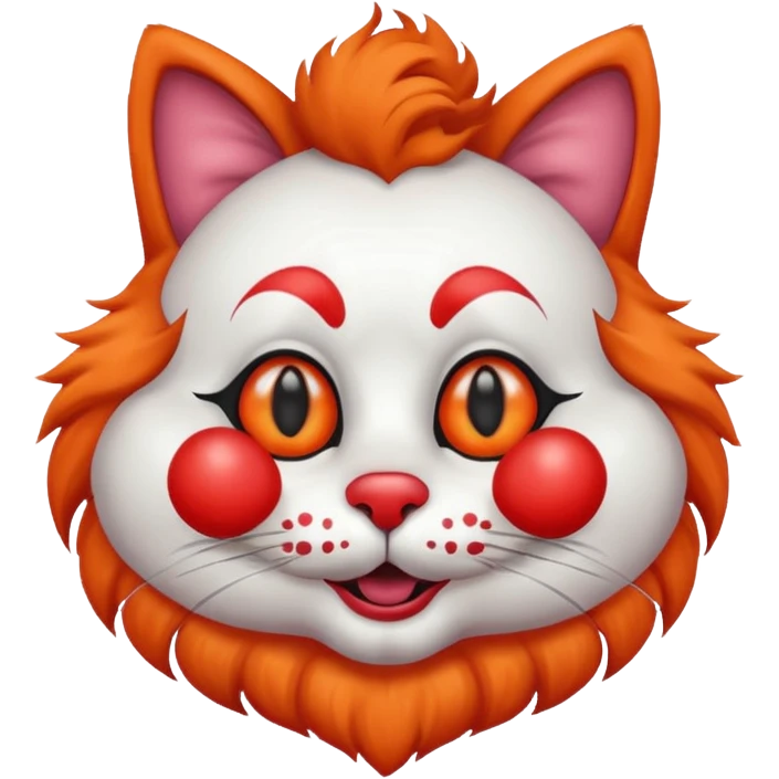 cat clown emoji