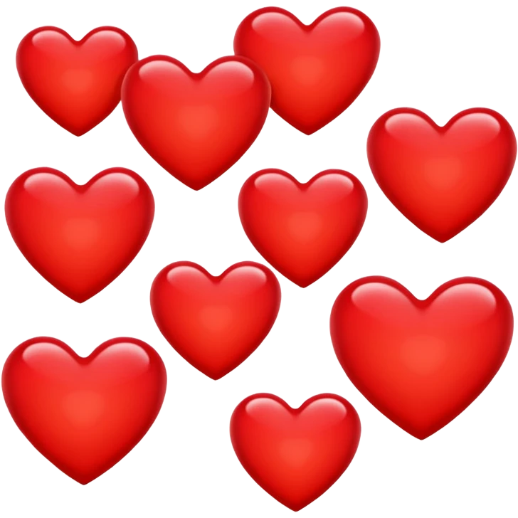 make it more bright hearts emoji