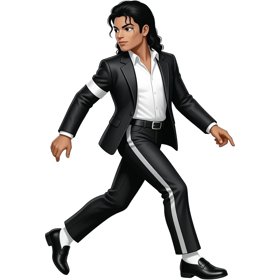 micheal jackson moonwalking emoji