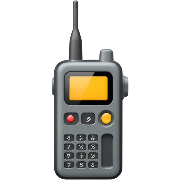Talkie walkie emoji