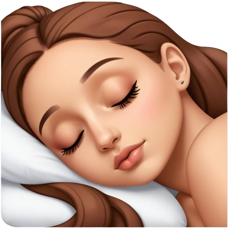 Ariana Grande sleeping emoji
