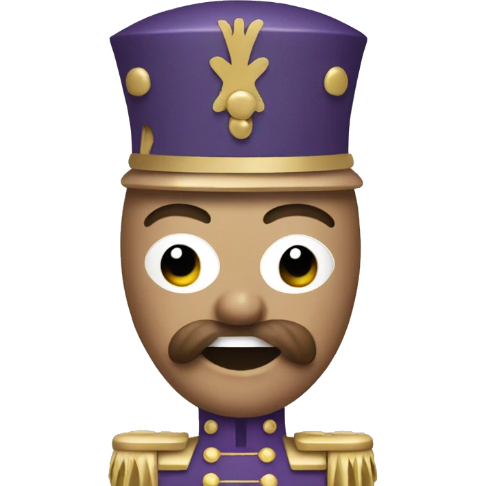 Nutcracker cracking walnuts emoji