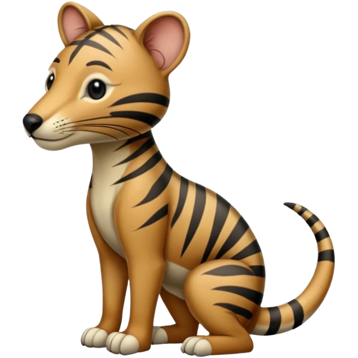 A Tasmanian  tiger  emoji