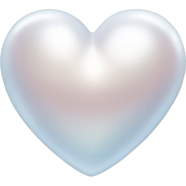 pearl heart emoji